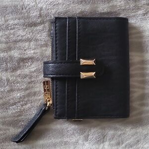 Black Leather Jessica Simpson Wallet